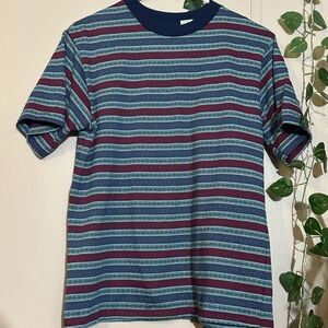 Vintage Northwest Blue Multicolor Striped Tee